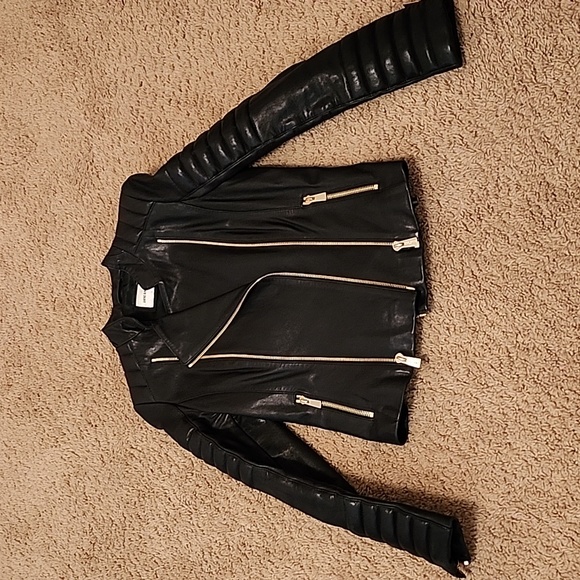 Anine Bing Moto leather jacket - Picture 1 of 8